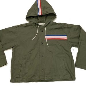 S / Etre Cecile Stripe Detail Hooded Jacket
